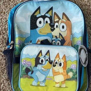 NWT Bluey Backpack with Lunchbox
